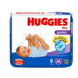 Huggies Dry Pants Baby Diaper Pant S (4-8 kg) 66 pcs