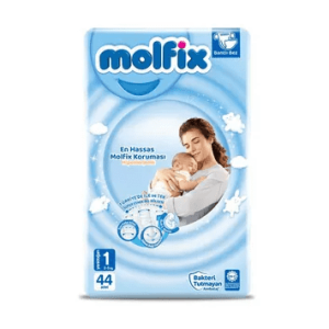 Molfix Baby Diaper Belt 1 New Born 2-5 kg 44 pcs
