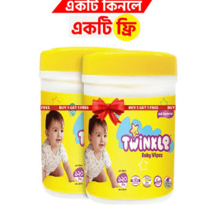 Twinkle Anti Bacterial Baby Wipes - 120 Pcs (B1G1)