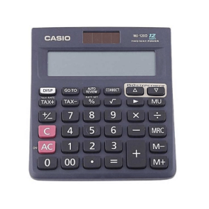 Casio Electronic Calculator, MJ-120D, Black